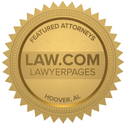 Featured Hoover, AL Car Accident Lawyers Badge