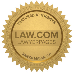 Featured Santa Maria, CA Car Accident Lawyers Badge